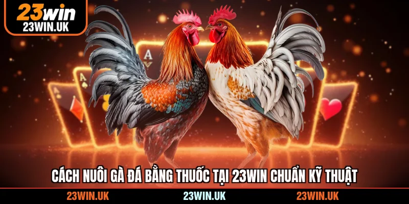 cách nuôi gà đá bằng thuốc